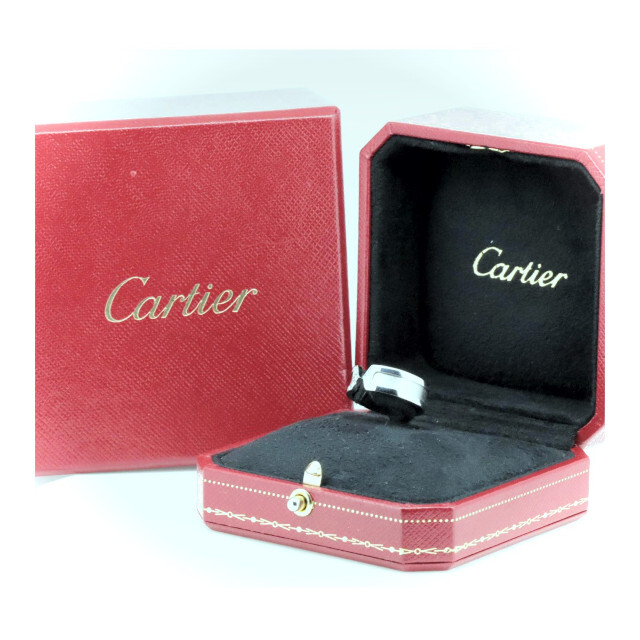 Cartier(カルティエ)のカルティエ C2 ダイヤモンド リング 指輪 10号 K18WG(18金 ホワイトゴールド) レディースのアクセサリー(リング(指輪))の商品写真