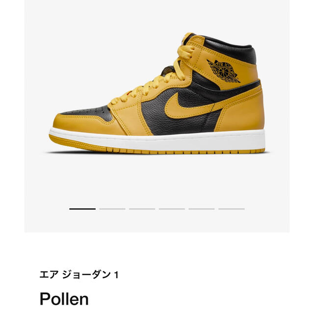 スニーカー新品 Nike Air Jordan 1 OG Pollen 28.5