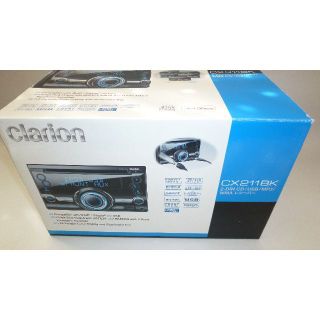 クラリオン製CDレシーバー 2DINサイズ　CX211BK(カーオーディオ)