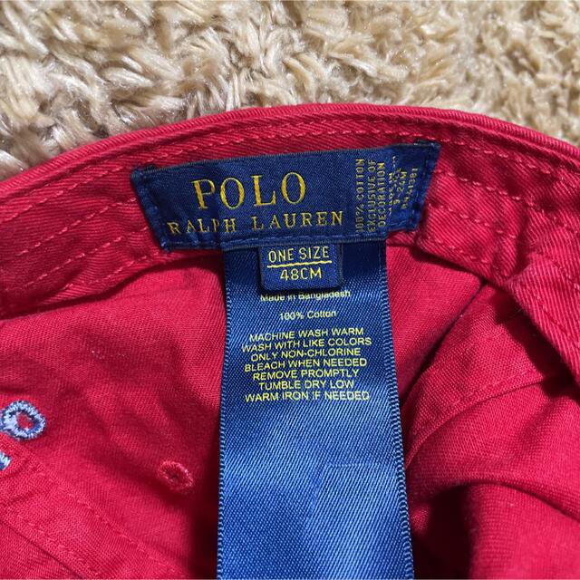 POLO RALPH LAUREN(ポロラルフローレン)のPOLO ポロ　ラルフローレン キャップ48cm レア キッズ/ベビー/マタニティのこども用ファッション小物(帽子)の商品写真