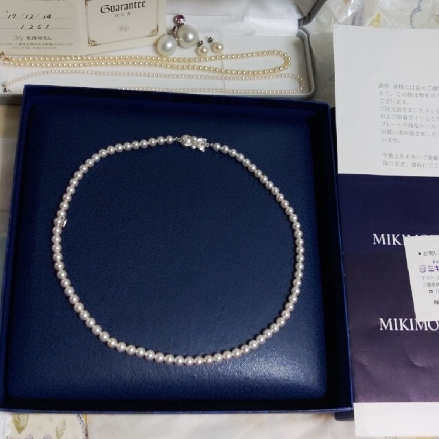 MIKIMOTO(ミキモト)の❤ミキモト真珠1点ネック他2点真珠屋真珠ペンダ16mm2点/真珠ピアス2点 レディースのアクセサリー(ネックレス)の商品写真