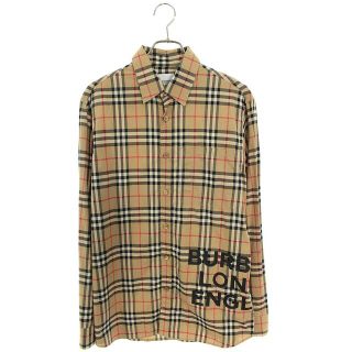 バーバリー(BURBERRY) プリント シャツ(メンズ)の通販 68点 いラインアップ BURBERRY バーバリー ノヴァチェックシャツ ロゴプリント シャツ