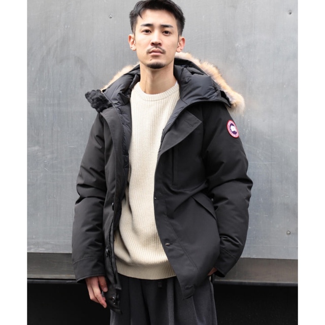 国内正規品 カナダグース ジャスパー JASPER PARKA L ブラック