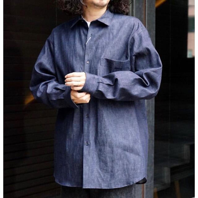 【新品・未使用品】COMOLI(コモリ) 22A/W デニムコモリシャツ