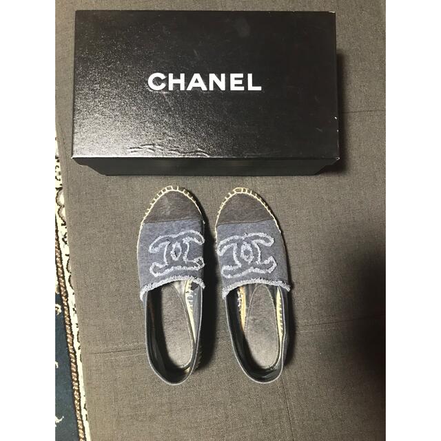 格安 シャネルCHANELエスパドリーユ デニム36 sleepyhollowevents.com