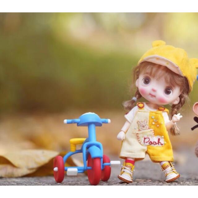 人形Ob11ドール自転車　オビツ11ドール道具
