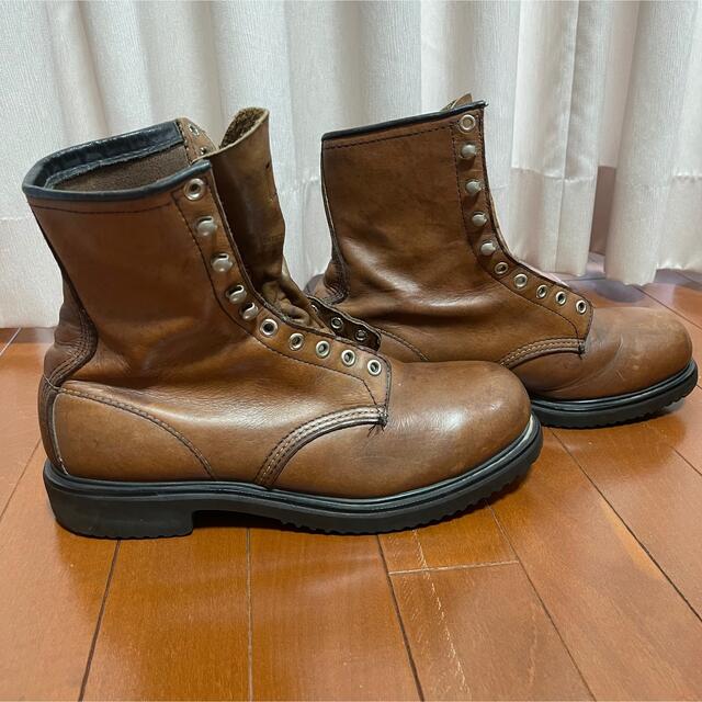 REDWING(レッドウィング)のヴィンテージ・レッドウィング日本未発売スティールトゥレザーブーツ メンズの靴/シューズ(ブーツ)の商品写真