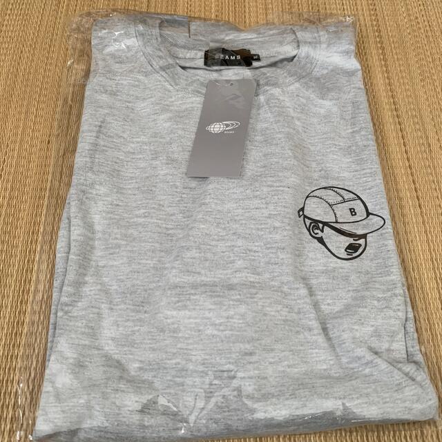 Tシャツ/カットソー(半袖/袖なし)paperboy ✖️ beams コラボ　Tシャツ　グレー　XL