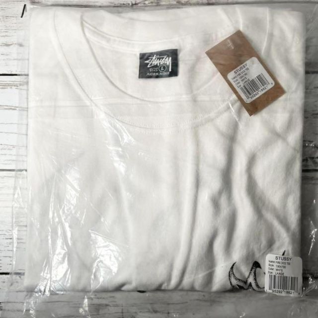 【新品】stussy Tシャツ　サイズL ホワイト 5
