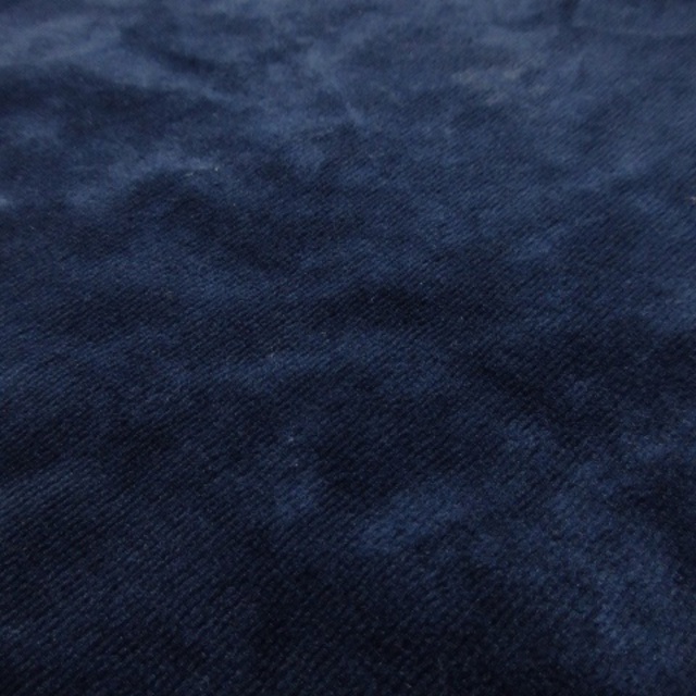 mystic(ミスティック)のミスティック カットソー ベロア ラウンドネック 半袖 ストレッチ F 青 レディースのトップス(カットソー(半袖/袖なし))の商品写真