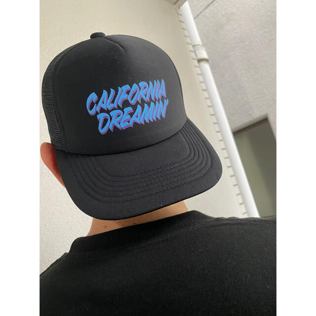 Ron Herman(ロンハーマン)のCalifornia Dreamin' CAP キャップ ブラック ブルー メンズの帽子(キャップ)の商品写真