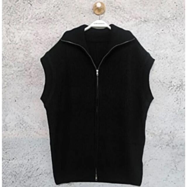 CLANE(クラネ)のZIP COLLAR KNIT VEST クラネ　 レディースのトップス(ニット/セーター)の商品写真