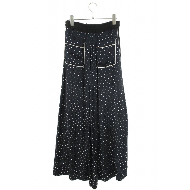 sacai - サカイ 19-04322 ポルカドットサイドプリーツロング sacai - サカイ 19-04322 ポルカドットサイドプリーツロング