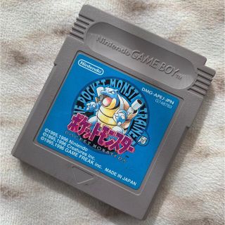 ゲームボーイ(ゲームボーイ)のポケットモンスター青(携帯用ゲームソフト)