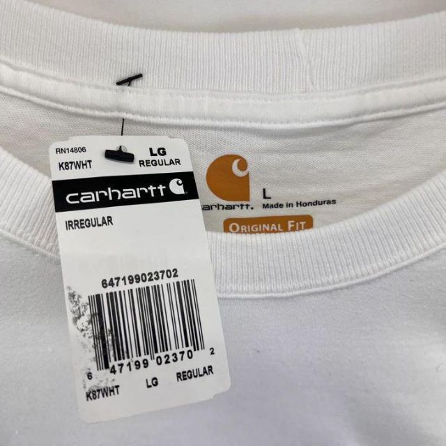 新品・未使用 Carhartt カーハート Tシャツ ホワイト