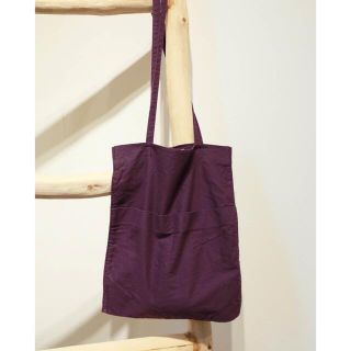 トゥデイフル(TODAYFUL)のCottonsuede Tote Bag　パープル(トートバッグ)