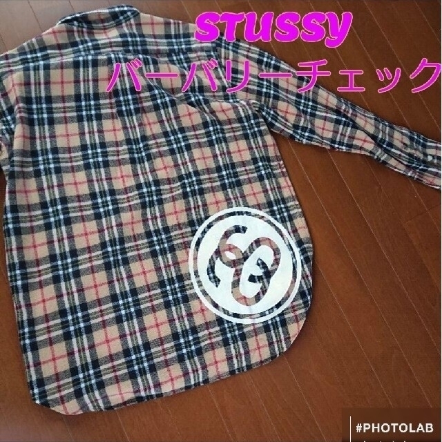 【希少】STUSSY ステューシー バーバリーチェック シャツ