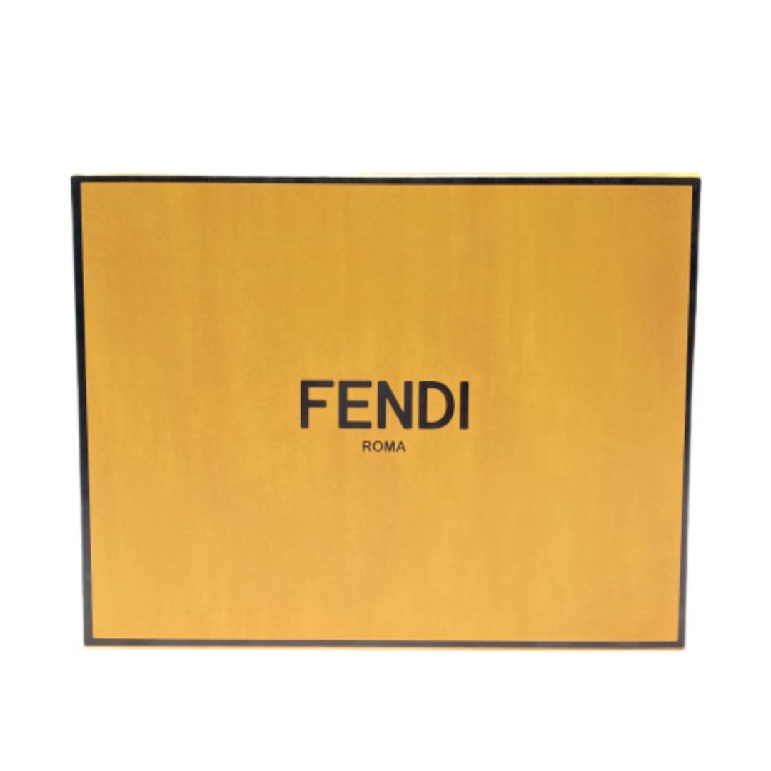 ◎◎FENDI フェンディ ショルダーバッグ 7M0286 ADM8 ブラック x イエロー x シルバー クラッチバッグ ポーチ