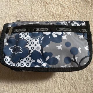 レスポートサック(LeSportsac)のりんさん様の　レスポ　ポーチ　グレー×紺　二つ(ポーチ)