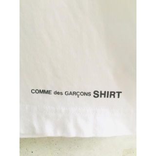 コムデギャルソン(COMME des GARCONS)の【★激希少★名作★メンズL★】コムデギャルソンシャツ ロゴ入り 白 Tシャツ(Tシャツ/カットソー(半袖/袖なし))