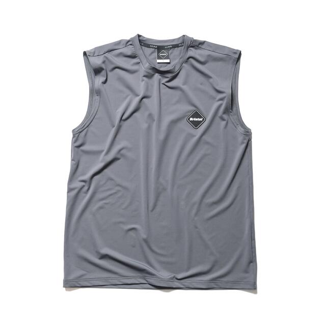 S FCRB 22AW TRAINING NO SLEEVE TOP GRAY-