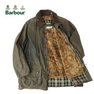 バーブァー(Barbour)の英国製 Barbour　パイルライナー付 BEAUFORT オイルドジャケット(カバーオール)
