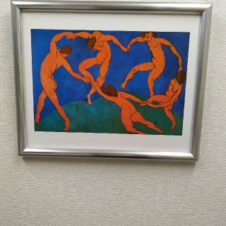 ポスター　横　特寸法　マチス　ダンス　額装仕上げ品(絵画/タペストリー)