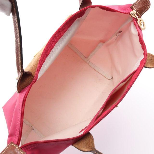 LONGCHAMP(ロンシャン)のBCランク ル プリアージュ ハンドバッグ ナイロン レザー ピンクパープル レディースのバッグ(ハンドバッグ)の商品写真