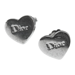 Dior クリスチャンディオール 両耳 シルバー ハート Dior ピアス 