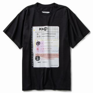 MM6 オーバーサイズ　ロゴTシャツ　プリント　白T