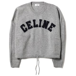 セリーヌ(celine)のCELINE カシミヤ ウール ロゴ セーター レディース(トレーナー/スウェット)