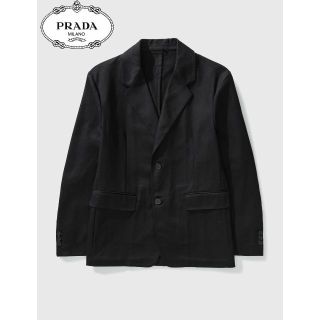 プラダ(PRADA)のPRADA シングルブレスト コットンジャケット(テーラードジャケット)