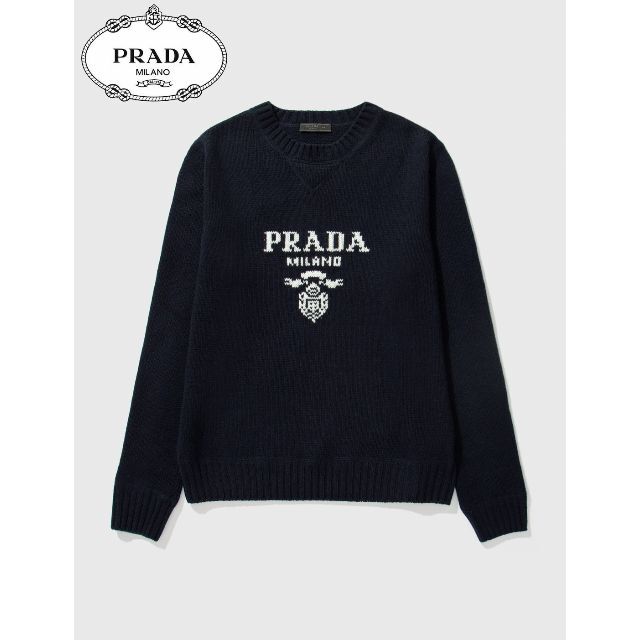 PRADA(プラダ)のPRADA ウール X カシミア クルーネック セーター メンズのトップス(ニット/セーター)の商品写真