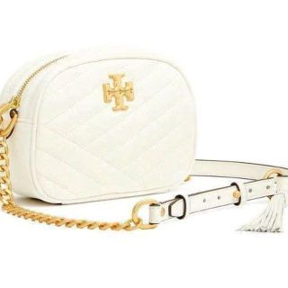 トリーバーチ(Tory Burch)の【新品】TORYBURCH KIRA CHEVRON 白(ショルダーバッグ)