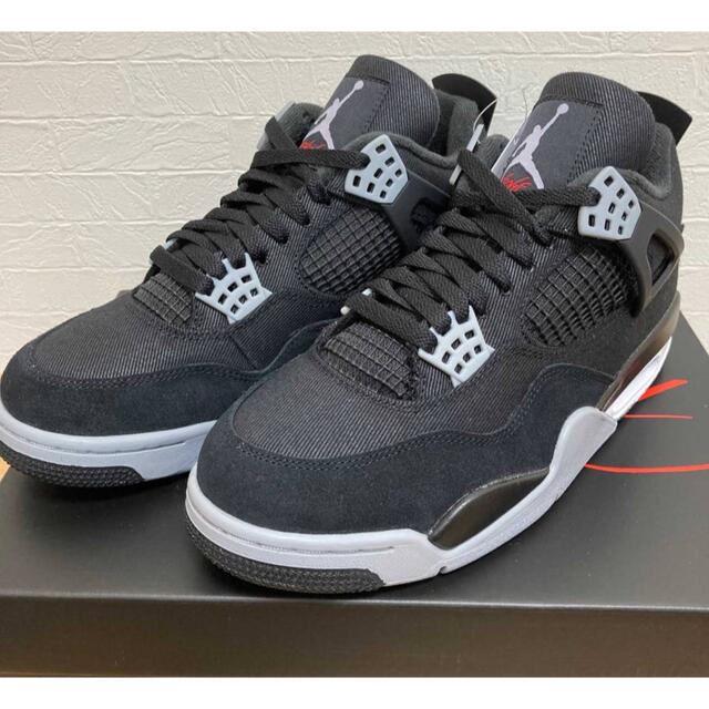 28.5 Nike Jordan4 Blackナイキ エアジョーダン4 ブラック