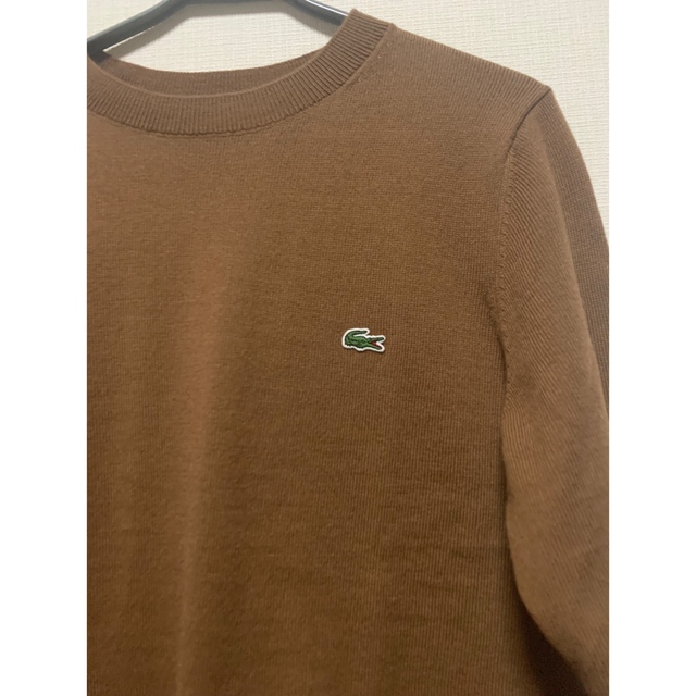 ラッピング無料 近年モデル 定価18700円 LACOSTE クルーネックセーター