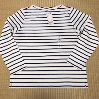 ユニクロ(UNIQLO)のmii様専用　ボーダーボートネックT(長袖)M 2枚(カットソー(長袖/七分))