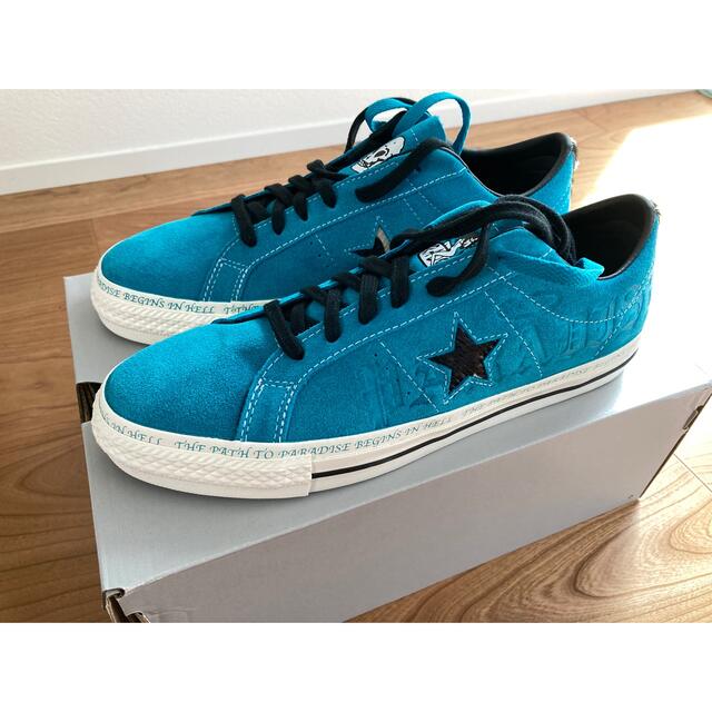 CONVERSE(コンバース)のCONVERSE x SEAN PABLO ONE STAR PRO TEAL メンズの靴/シューズ(スニーカー)の商品写真