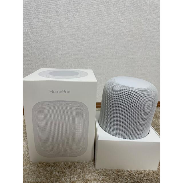 Apple(アップル)のApple Homepod ホームポッド　ホワイト スマホ/家電/カメラのオーディオ機器(スピーカー)の商品写真