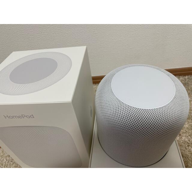 Apple(アップル)のApple Homepod ホームポッド　ホワイト スマホ/家電/カメラのオーディオ機器(スピーカー)の商品写真