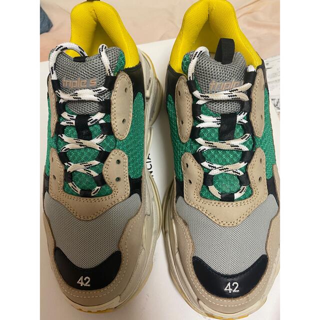 Balenciaga バレンシアガ triple s 42 黄緑色 流行に 48450円 www.gold ...