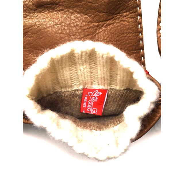 新品 グアンティジリオフィオレンティーノ 8 グローブ 手袋 ディアスキン 鹿革 メンズのファッション小物(手袋)の商品写真