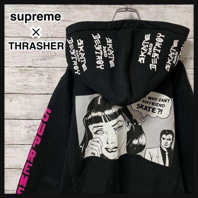 supreme （シュプリーム）バックプリントパーカー www.krzysztofbialy.com