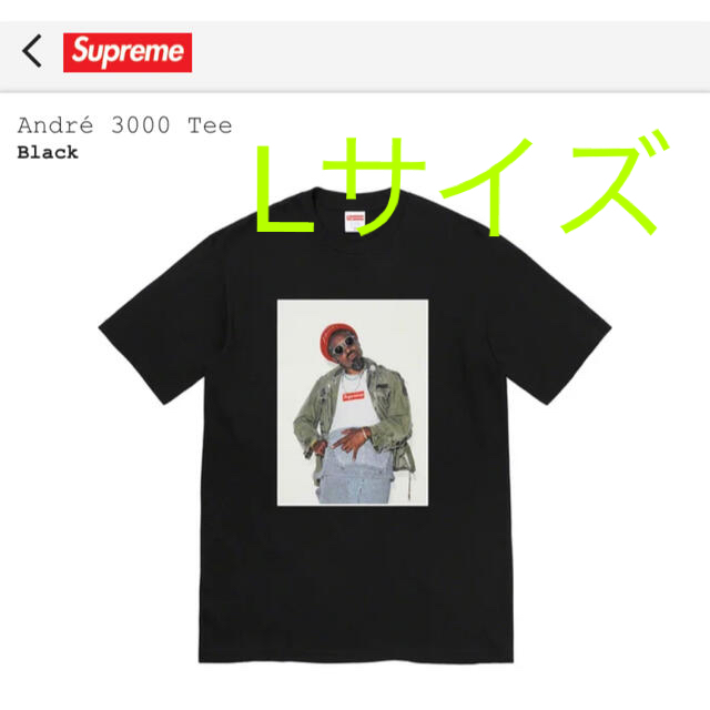 Supreme Andre 3000 Tee  black Lサイズ