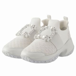 ロジェヴィヴィエ(ROGER VIVIER)のROGER VIVIER スニーカー ストラス バックル VIV RUN(スニーカー)