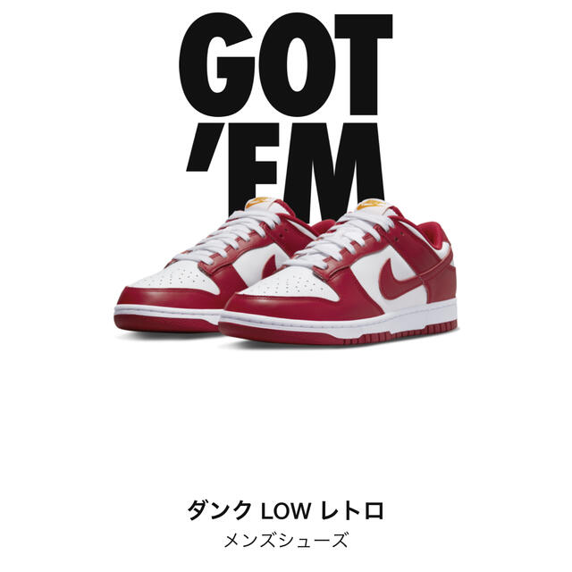 27cm NIKE DUNK Gym Red ナイキ ダンク ジム レッド