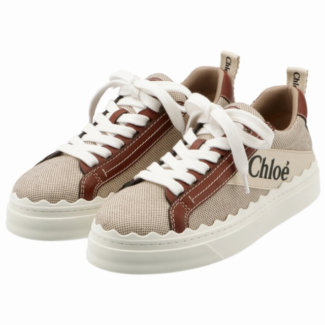 Chloe(クロエ)のCHLOE スニーカー LAUREN ロゴリボン シューズ 靴  ローレン レディースの靴/シューズ(スニーカー)の商品写真