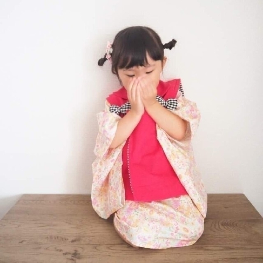 即購入】七五三 着物 3歳 被布 セット お祝い服 女の子 お正月の通販