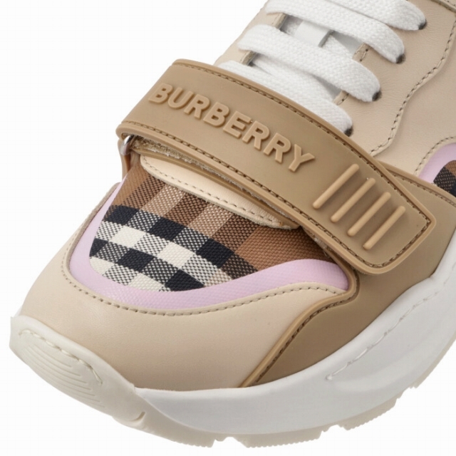 BURBERRY(バーバリー)のBURBERRY スニーカー チェックコットン キャンバス＆レザー 靴 レディースの靴/シューズ(スニーカー)の商品写真