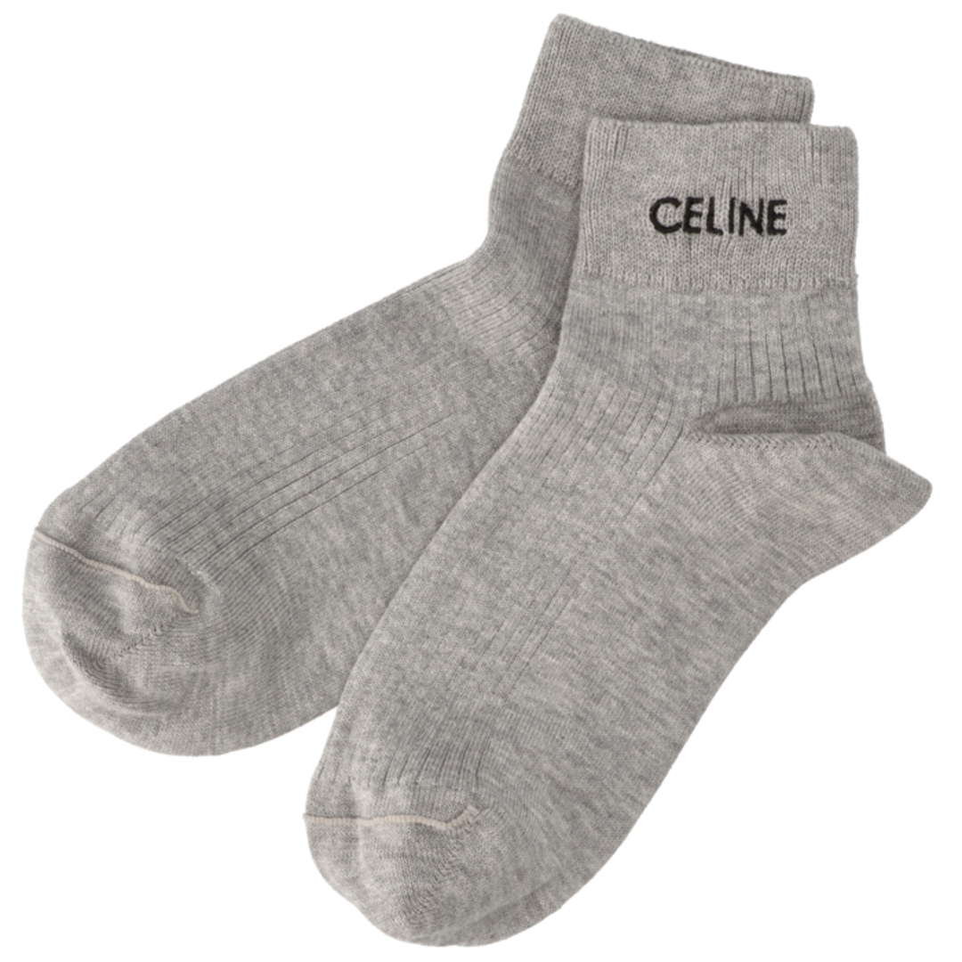 MEDIUMGREY色系統CELINE ロゴ ソックス コットン 靴下